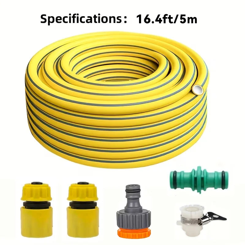 All-Season Leak-Proof Rubber Garden Hose For Home And Car Washing