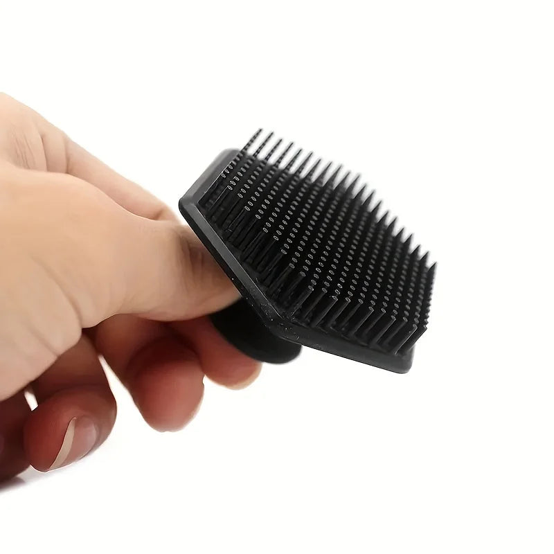 Four Piece Silicone Bath Brush Set With Soft Handles