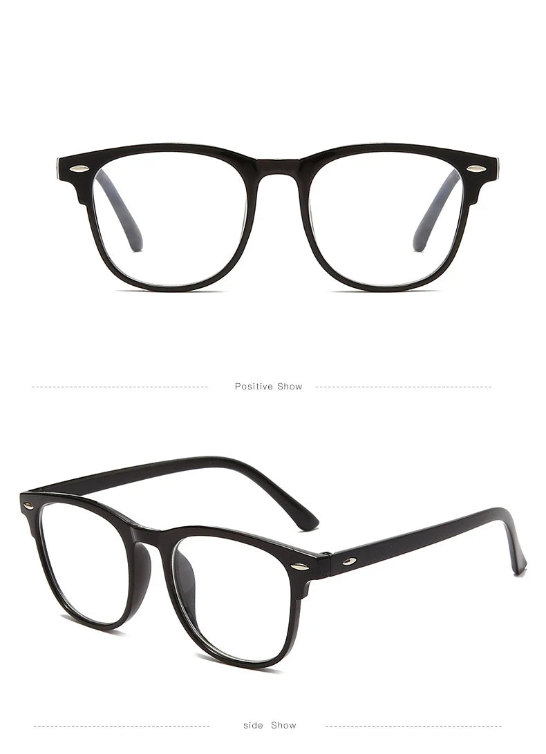 Blue Light Blocking Glasses Three Pack Unisex Round Eyewear
