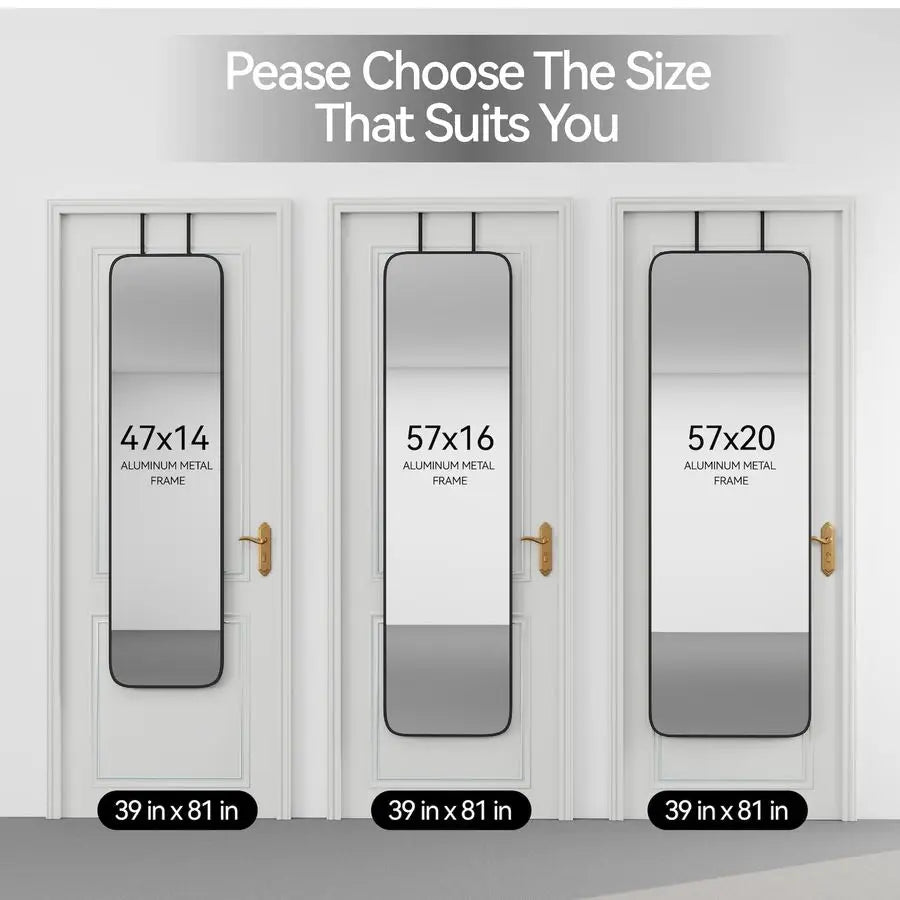Rectangle Full Body Mirror For Door Hanging And Wall Mounting