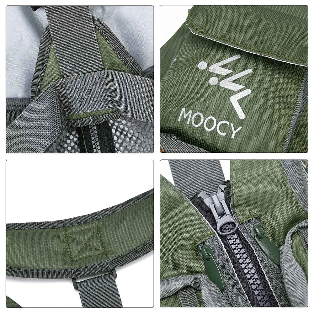 JOCESTYLE Breathable Fishing Vest With Zipper Pockets For Outdoors