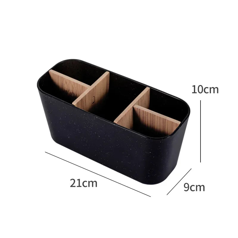 Bathroom Accessories Organizer Stand For Toothbrushes Razors Makeup Brushes