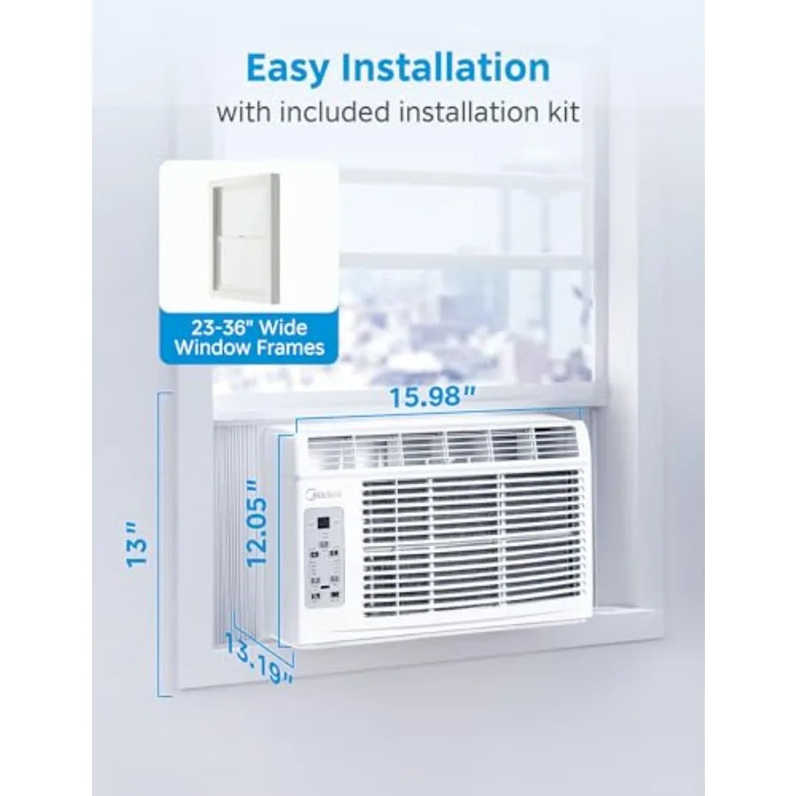 Window AC 5000 BTU Energy Efficient Cools 150 Sq Ft