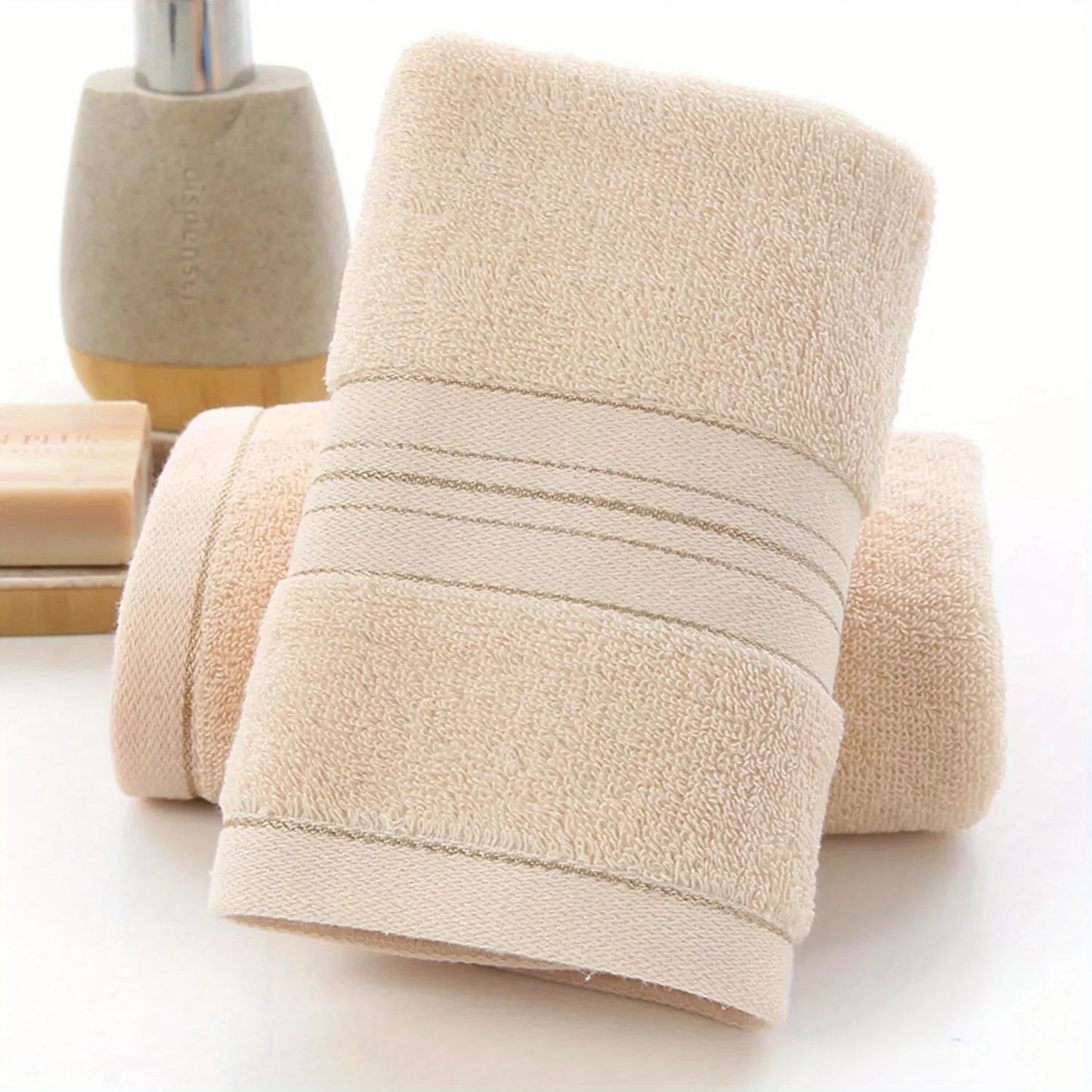 Pure Cotton Bath Towel Soft Absorbent Quick Dry Bathroom Towel