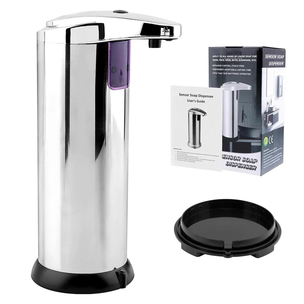 Touchless Soap Dispenser With Infrared Sensor Large Capacity Kitchen