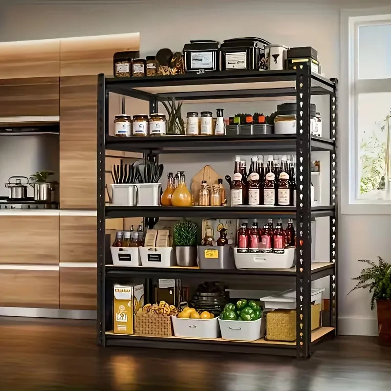 Heavy-Duty Metal Storage Rack Adjustable 2000 Lb Per Layer