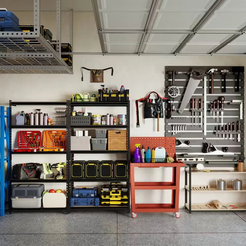 Heavy-Duty Metal Storage Rack Adjustable 2000 Lb Per Layer