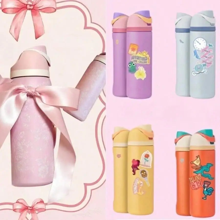 Stainless Steel Insulated Water Bottle With Straw Hot And Cold