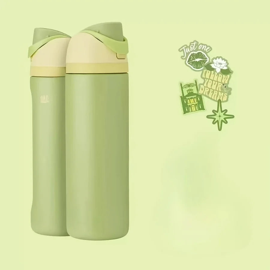 Stainless Steel Insulated Water Bottle With Straw Hot And Cold