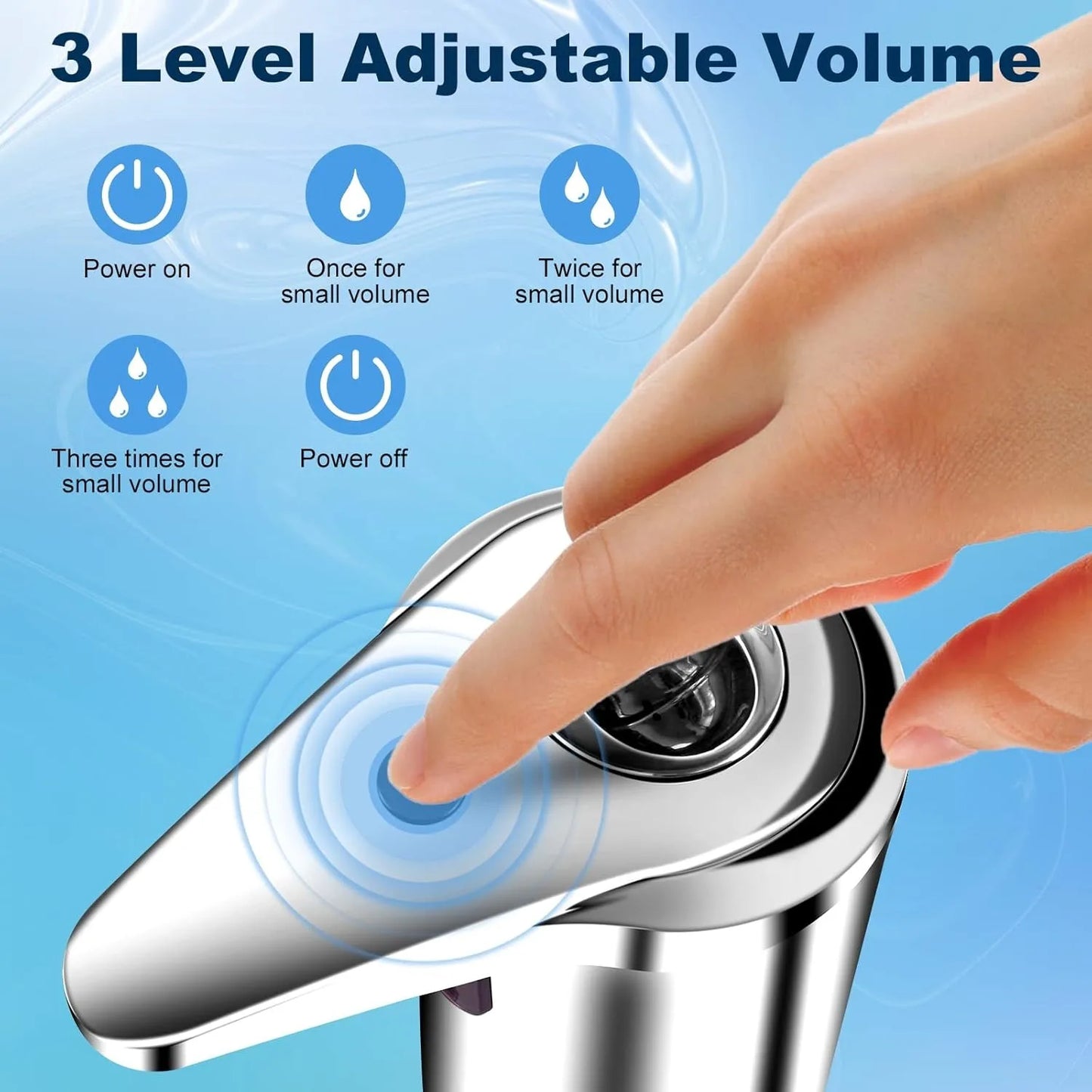 Touchless Soap Dispenser With Infrared Sensor Large Capacity Kitchen