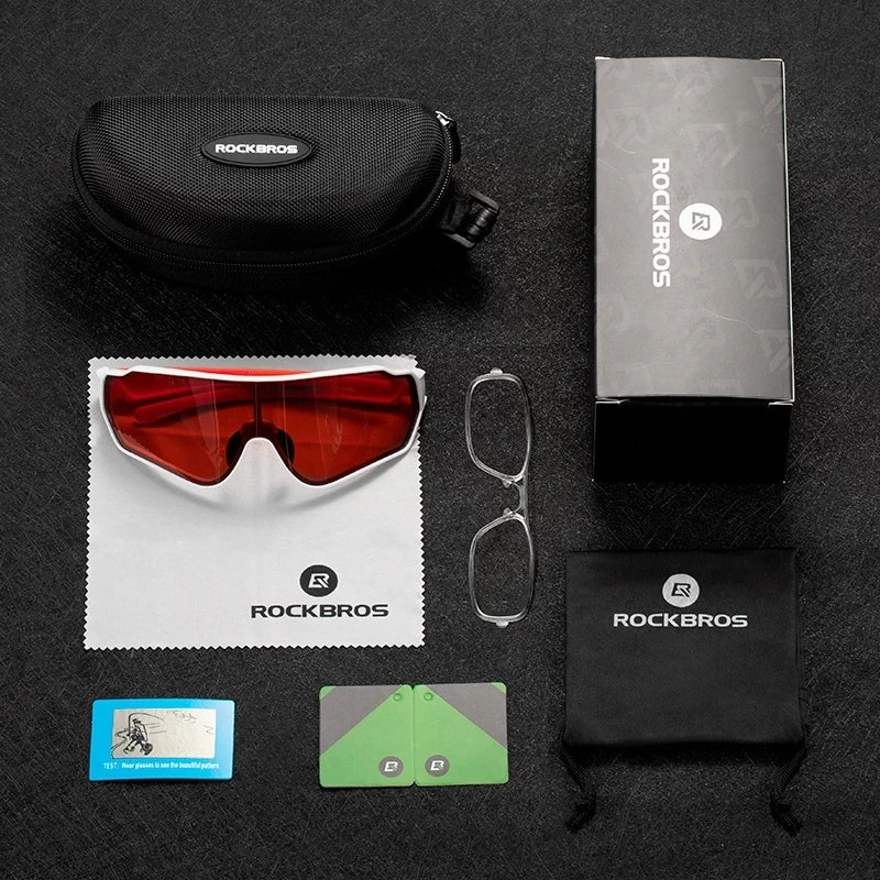 ROCKBROS Polarized Cycling Glasses UV400 Outdoor Sunglasses