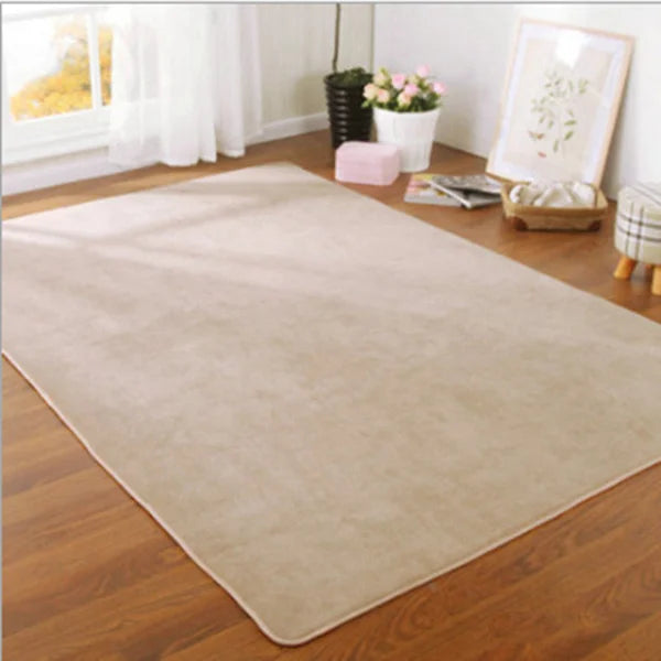 O SHI CAR Thick Coral Velvet Carpet For Living Room
