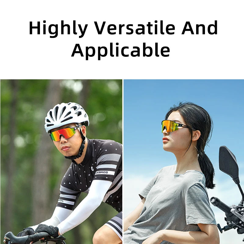 ROCKBROS Polarized UV400 Unisex Hiking Sunglasses for Men Women