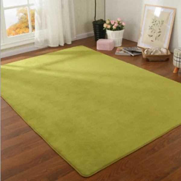 O SHI CAR Thick Coral Velvet Carpet For Living Room