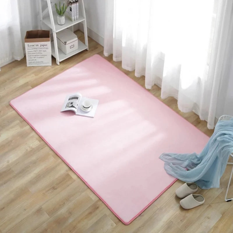 O SHI CAR Thick Coral Velvet Carpet For Living Room