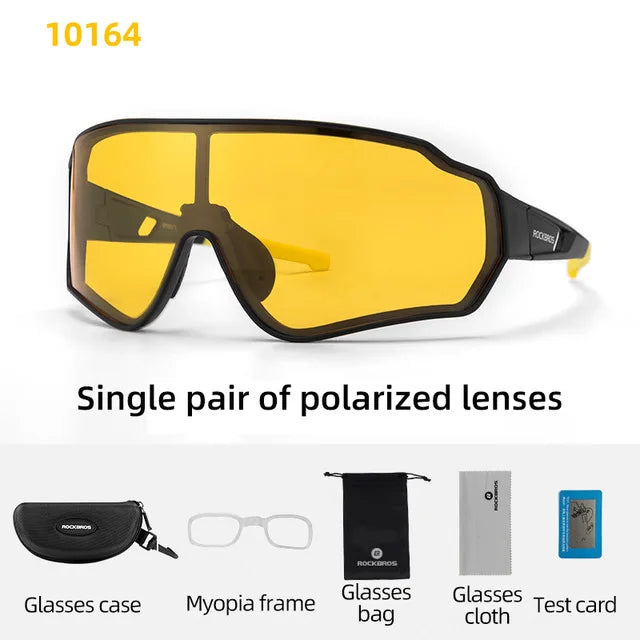 ROCKBROS Polarized Cycling Glasses UV400 Outdoor Eyewear Men Women