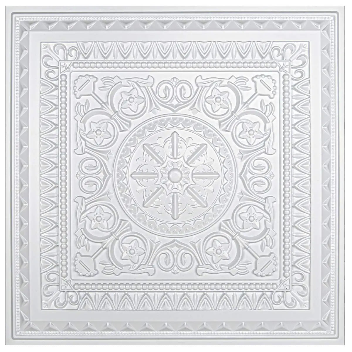 Art3d 3D PVC Ceiling Tiles Set Waterproof Mouldproof Soundproof