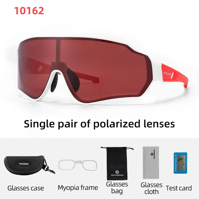 ROCKBROS Polarized Cycling Glasses UV400 Outdoor Sunglasses
