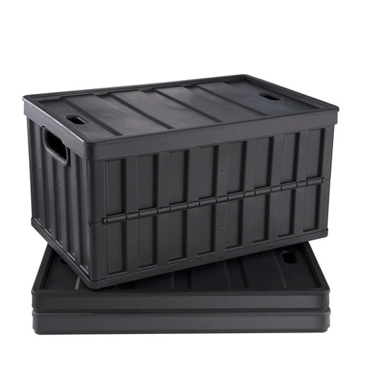 SucceBuy Set of 3 Collapsible Storage Bins with Lids