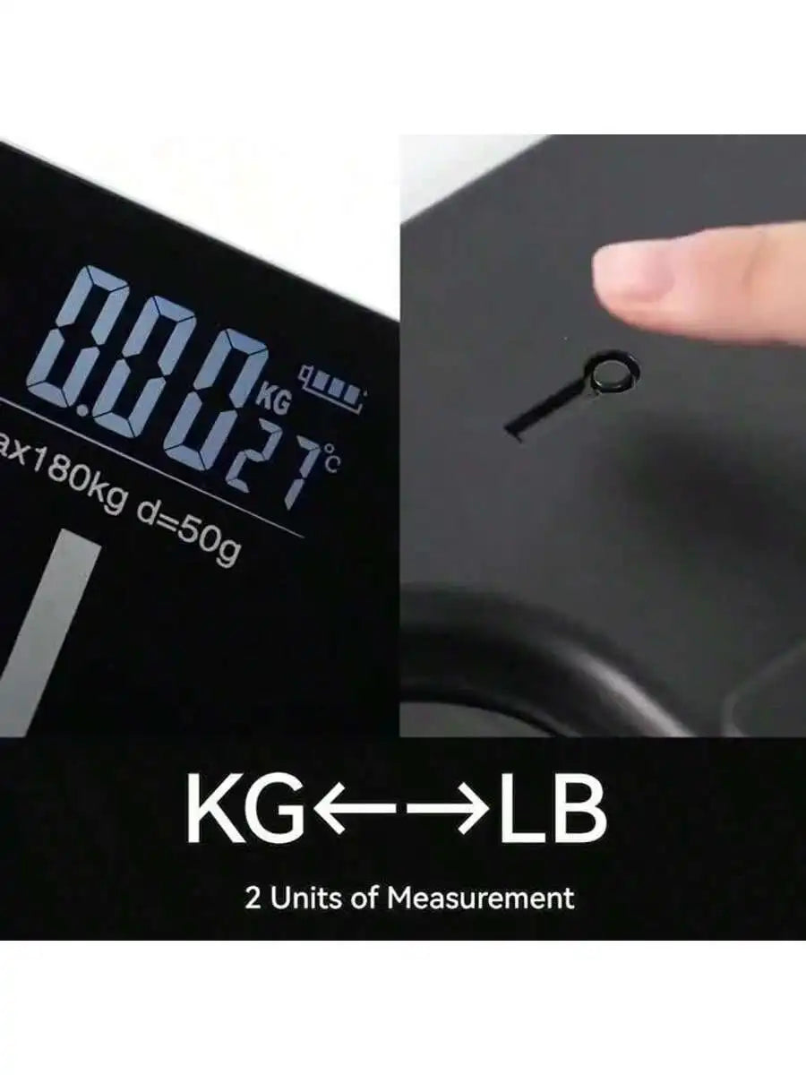 Smart Body Fat and Weight Scale With Tempered Glass Platform 390 Lb Capacity