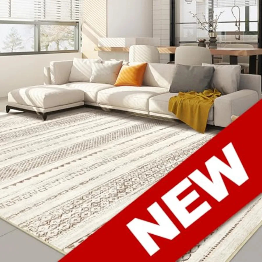 Moroccan Style Indoor Area Rug Stain Resistant And Machine Washable