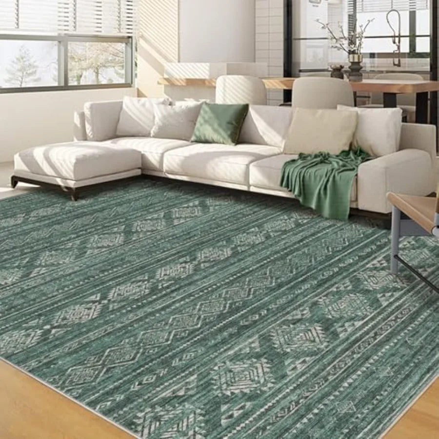 Moroccan Style Indoor Area Rug Stain Resistant And Machine Washable