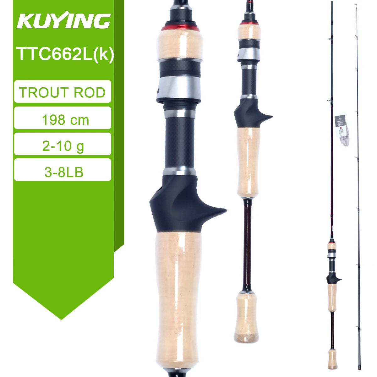 Spinning Casting Rod For Fishing Rods Pole Carbon 0.8-8g 1-8lb Parts Baitcaster