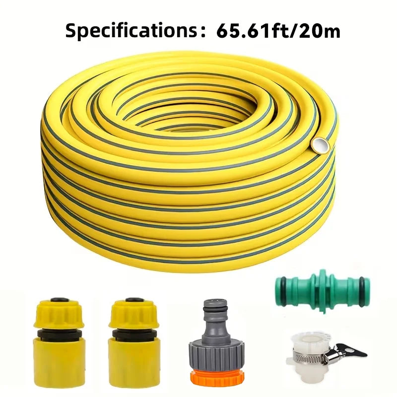 All-Season Leak-Proof Rubber Garden Hose For Home And Car Washing