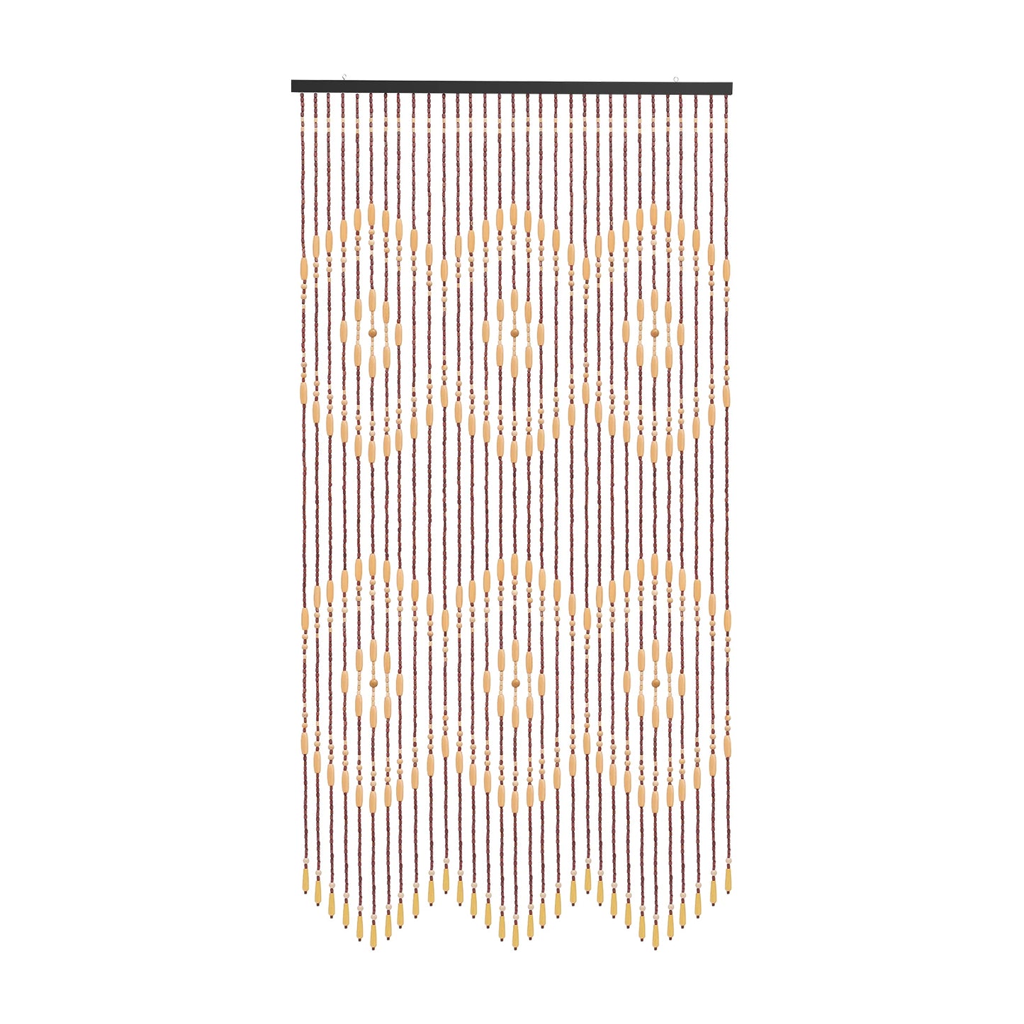 Bamboo Beaded Door Curtain Divider For Porch And Living Room