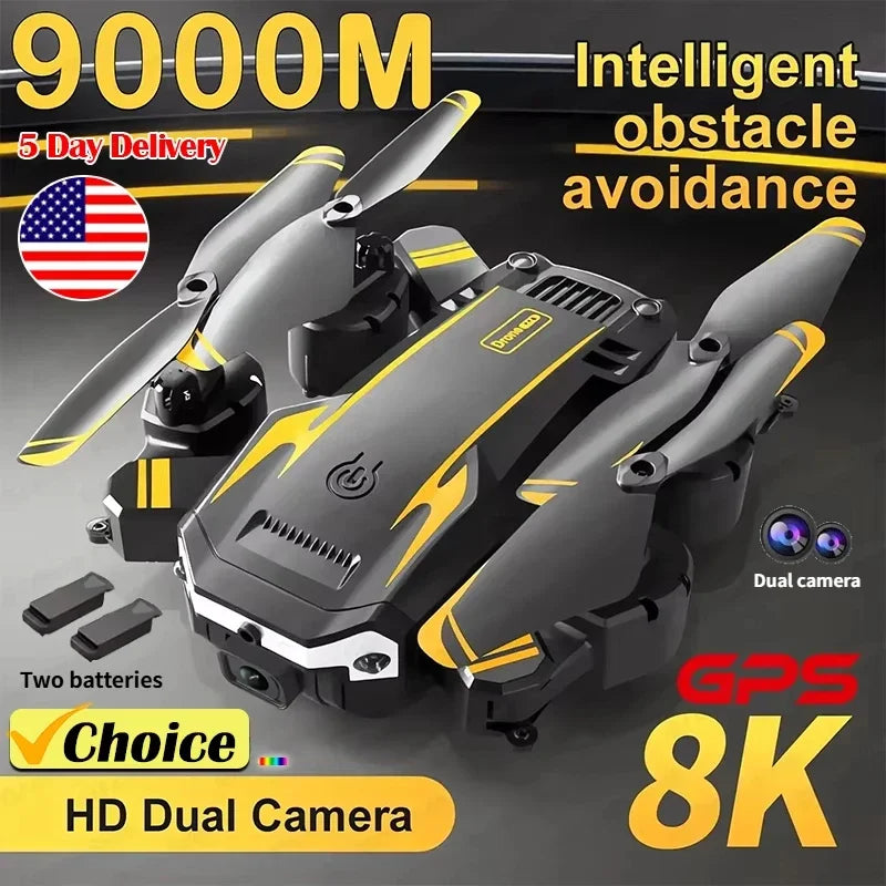 QJ S6 G6 Professional Drone With 8K HD Camera 5G GPS Obstacle Avoidance Foldable