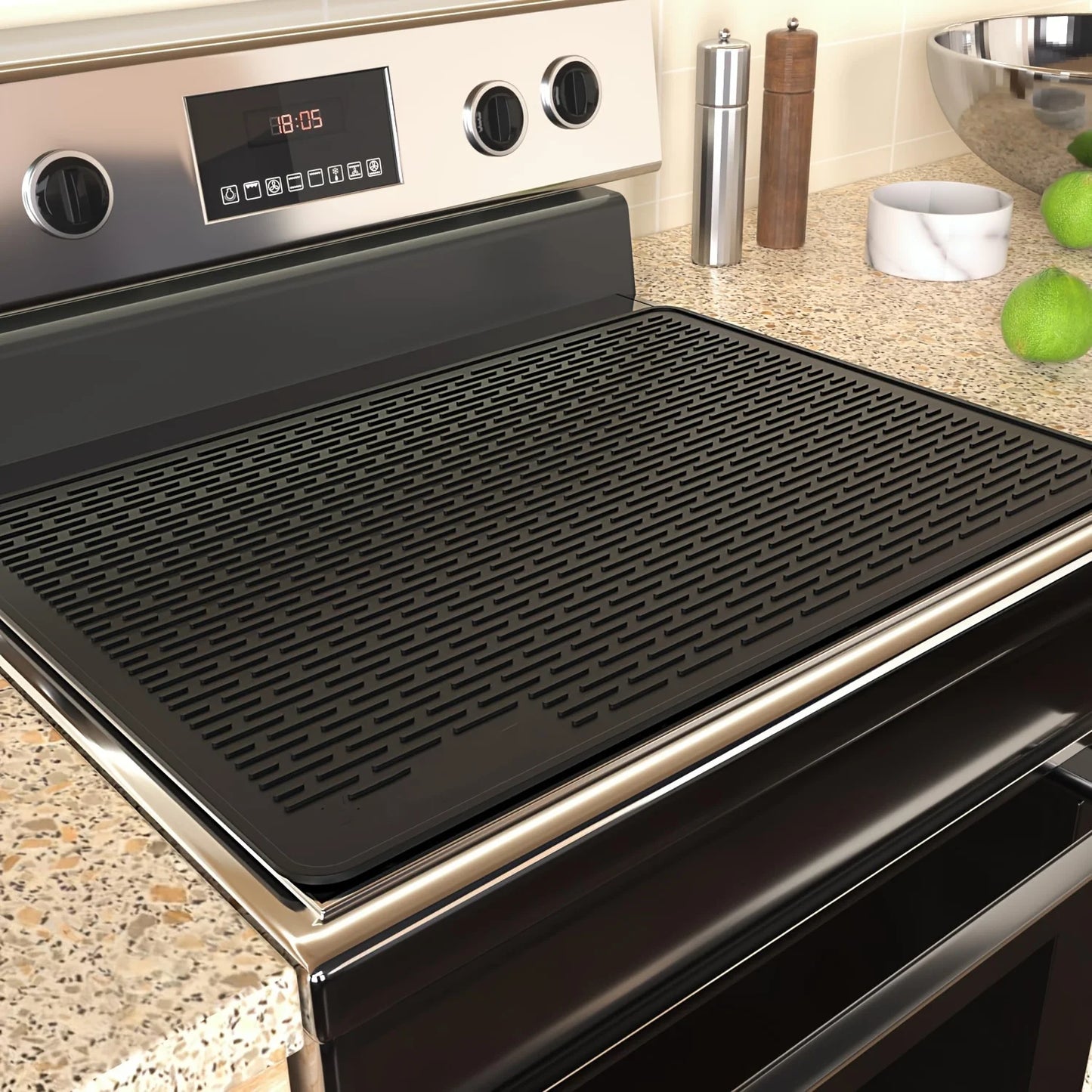 Silicone Stove Top Cover Mat Heat Resistant Protector For Kitchen