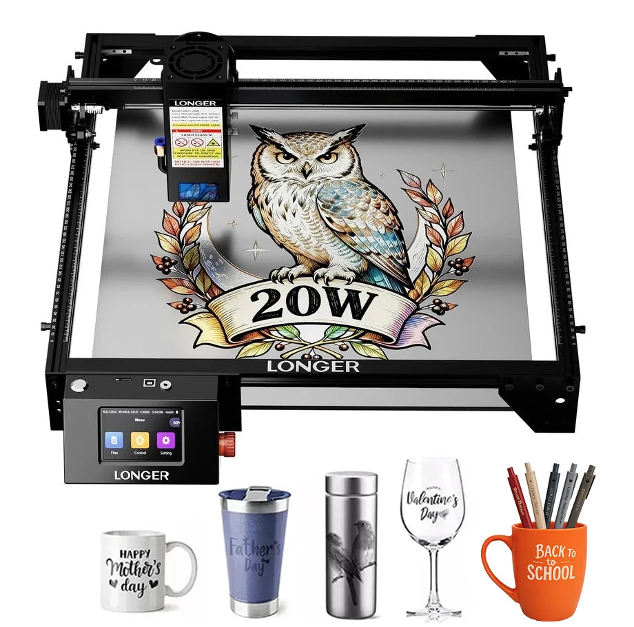 Longer Laser Cutter And Engraver RAY5 5W/10W/20W WiFi Touchscreen