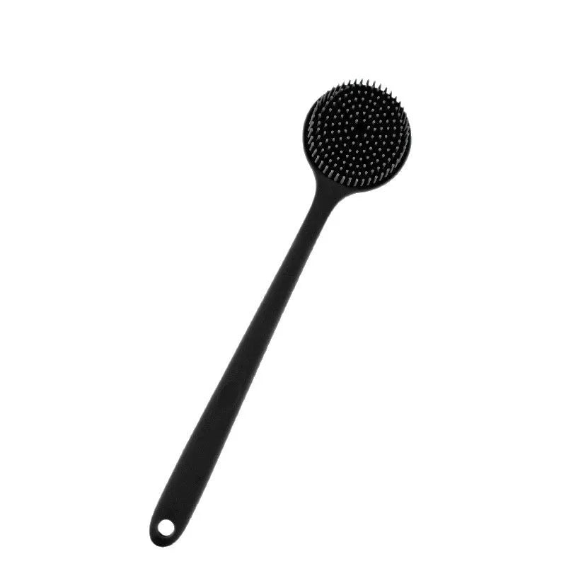 Four Piece Silicone Bath Brush Set With Soft Handles