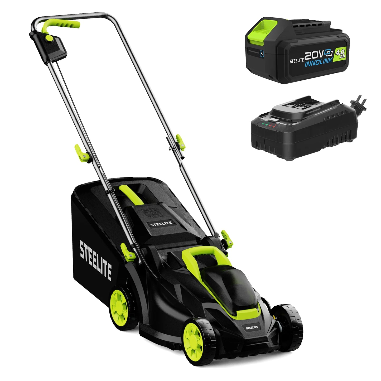 Deli Electric 2-In-1 Cordless Brushless Lawn Mower