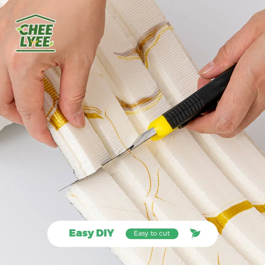 SXP Foam Wall Panel 3D Self-Adhesive Skirting Board