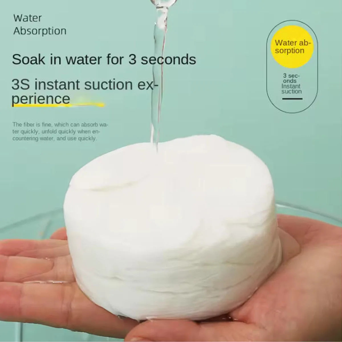 Pure Cotton Compressed Bath Towels For Camping And Travel