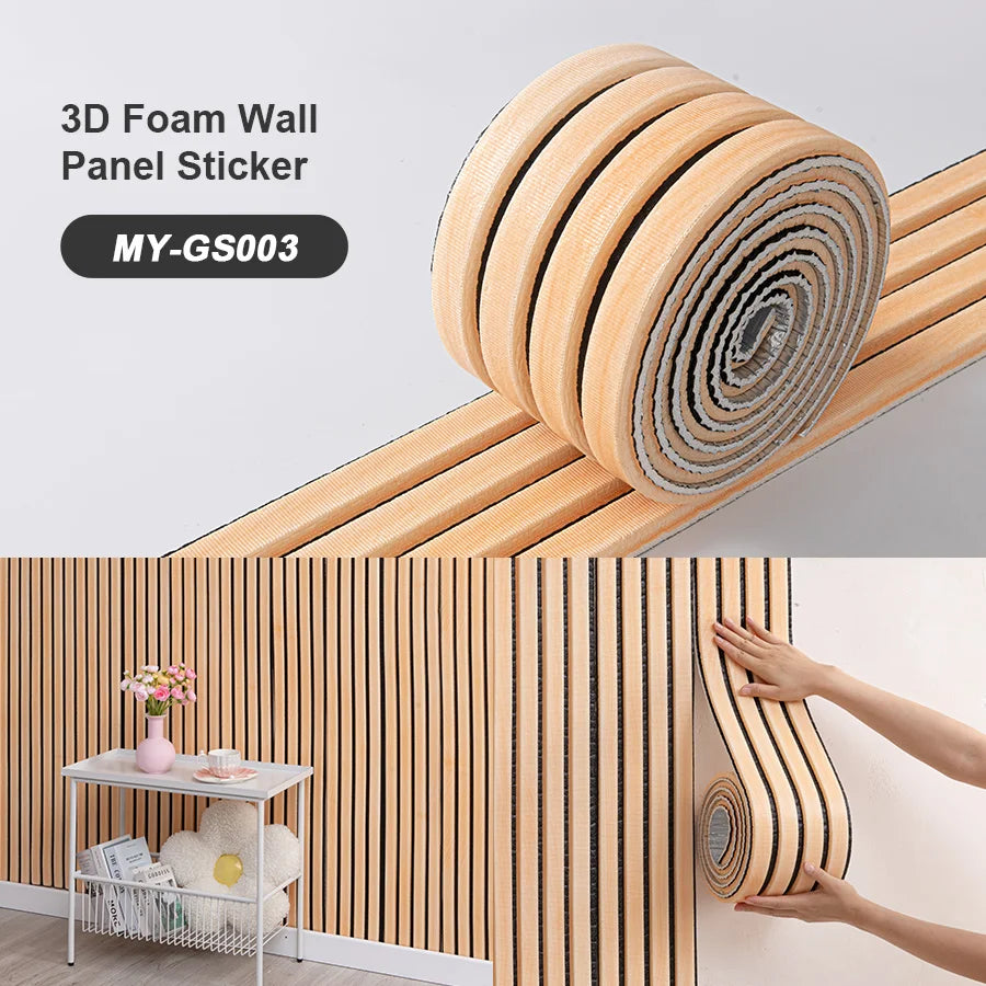 SXP Foam Wall Panel 3D Self-Adhesive Skirting Board