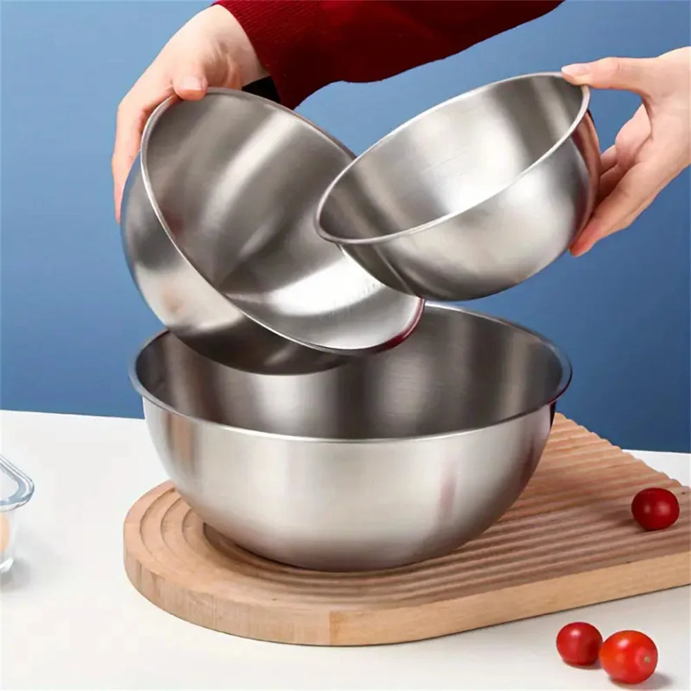 Stainless Steel Mixing Bowl With Scale
