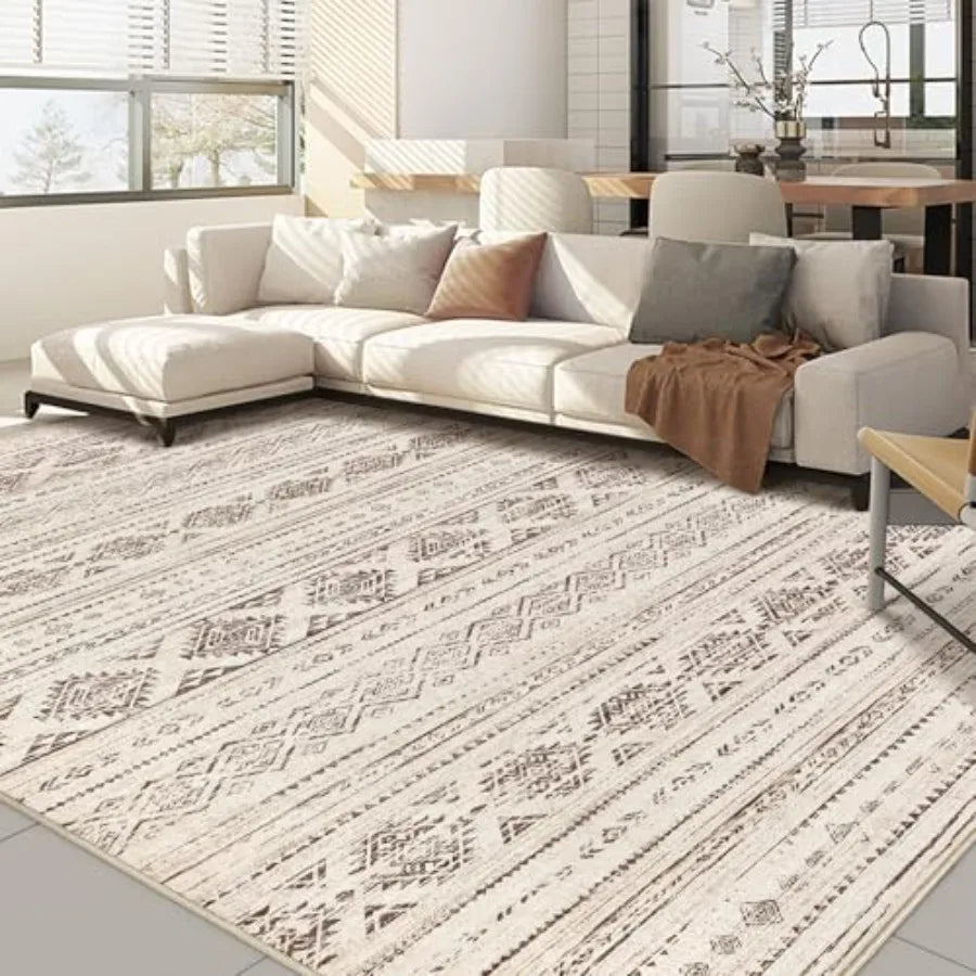 Moroccan Style Indoor Area Rug Stain Resistant And Machine Washable