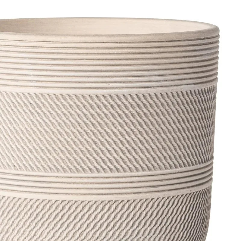 Elegant Round Ceramic Plant Planter For Indoor Display