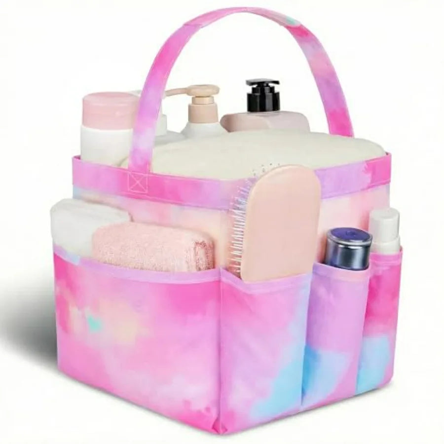 Mesh Shower Caddy Portable Dorm Organizer With 9 Pockets