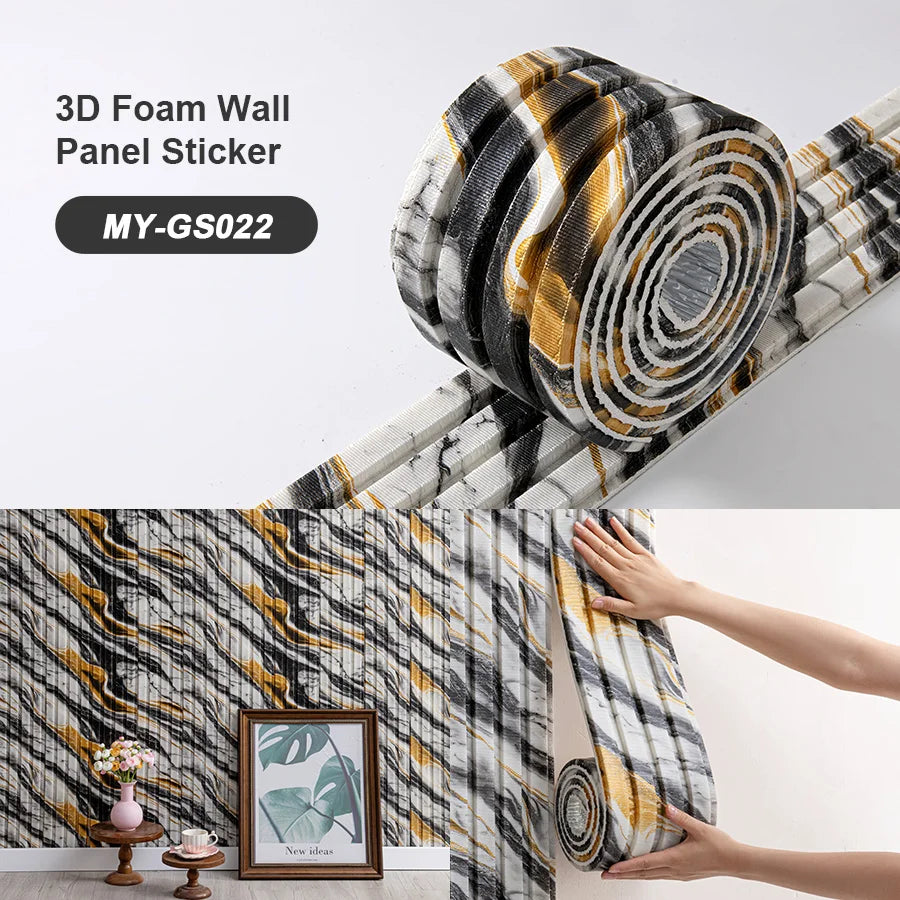 SXP Foam Wall Panel 3D Self-Adhesive Skirting Board