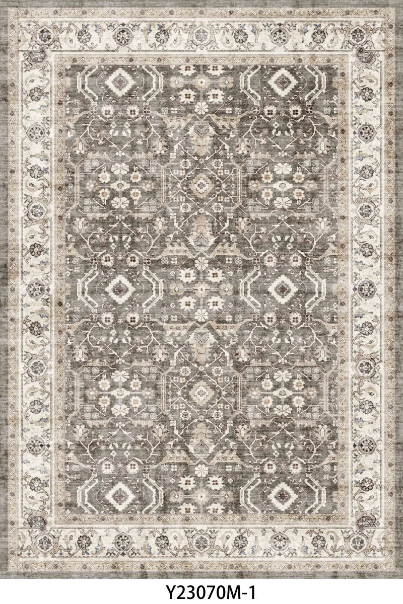 Kilim Wool Silk Washable Geometric Pattern Area Rug Living Room