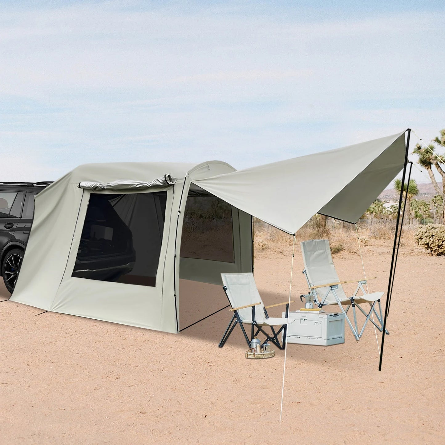 Car Awning Tent For SUV MPV Outdoor Camping Shelter