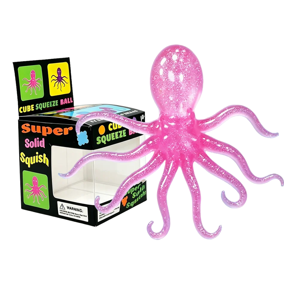 1Pcs New Jellyfish Squishy Kneading Music Adult Stress Relief Squeeze Sensory Toys Decompression Simulation Jellyfish Party Gift