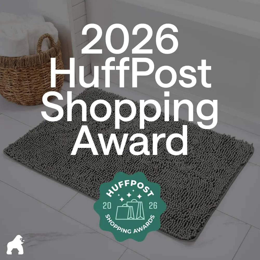 Chenille Bath Rug Non Slip Backing Quick Dry Microfiber Mat