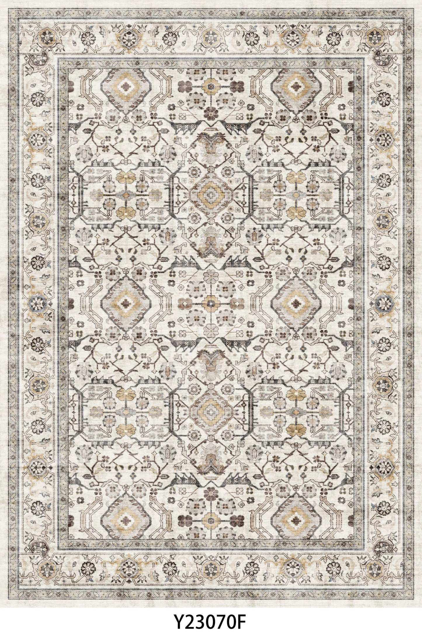 Kilim Wool Silk Washable Geometric Pattern Area Rug Living Room