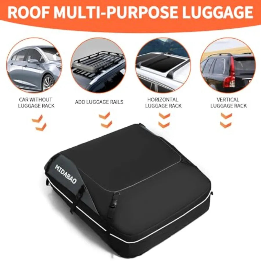 SHXI Waterproof Car Roof Top Carrier With Anti Slip Mat