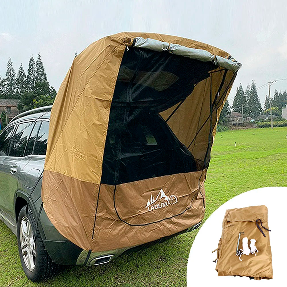Car Rear Awning Tailgate Shade Tent For Vehicle Outdoor Shelter