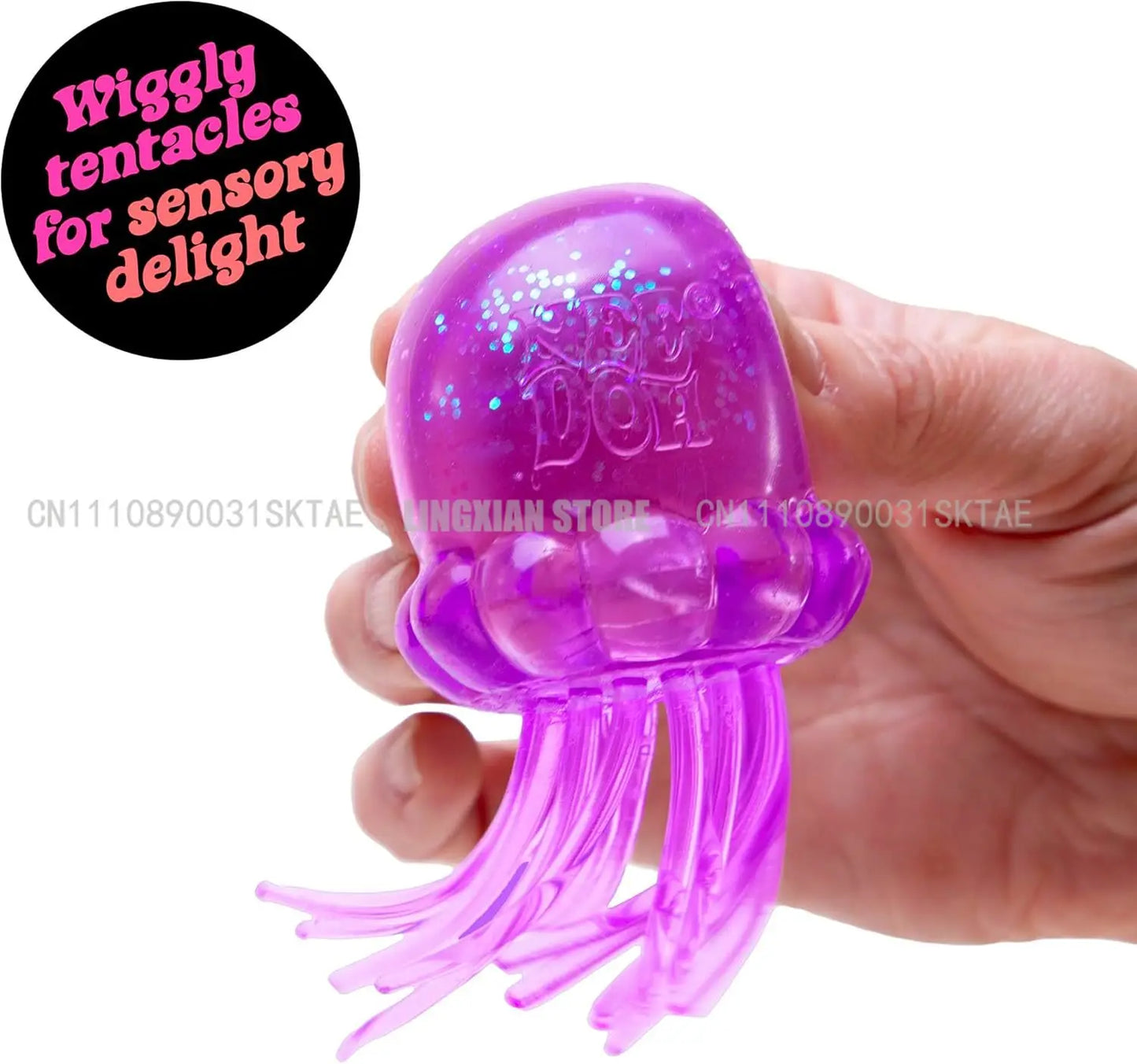 Simulated Octopus Stress Ball Sensory Fidget For Anxiety Relief